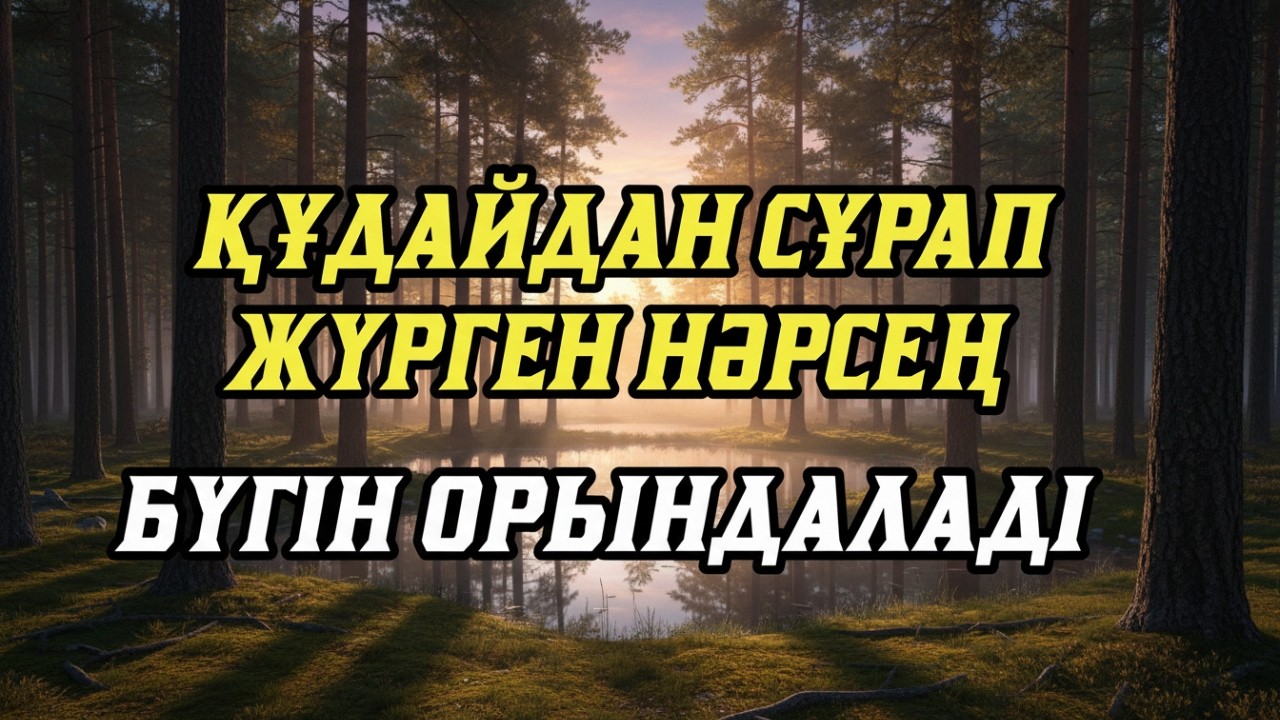 🤲🤲Қуаныштан жылайсың себебі жете алмай жүрген арманың орындалады иншалла
