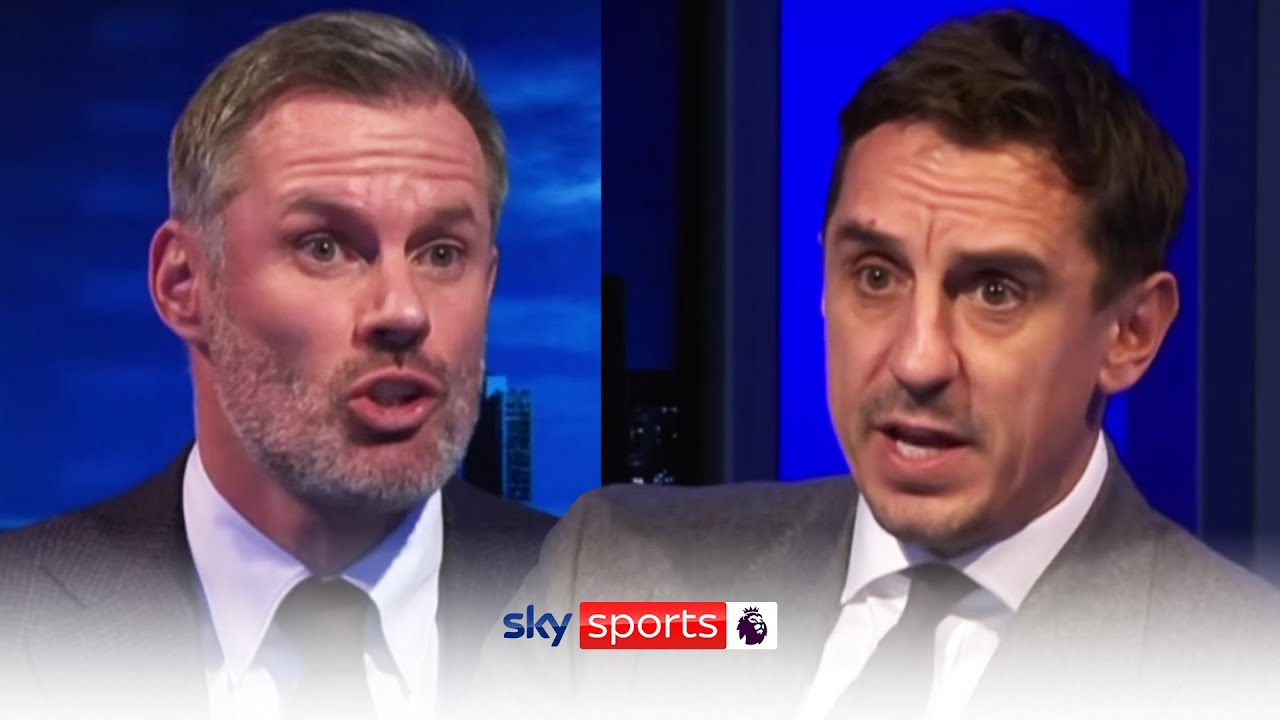 Jamie Carragher & Gary Neville's heated clash over the role of Paul Pogba 🤬| MNF