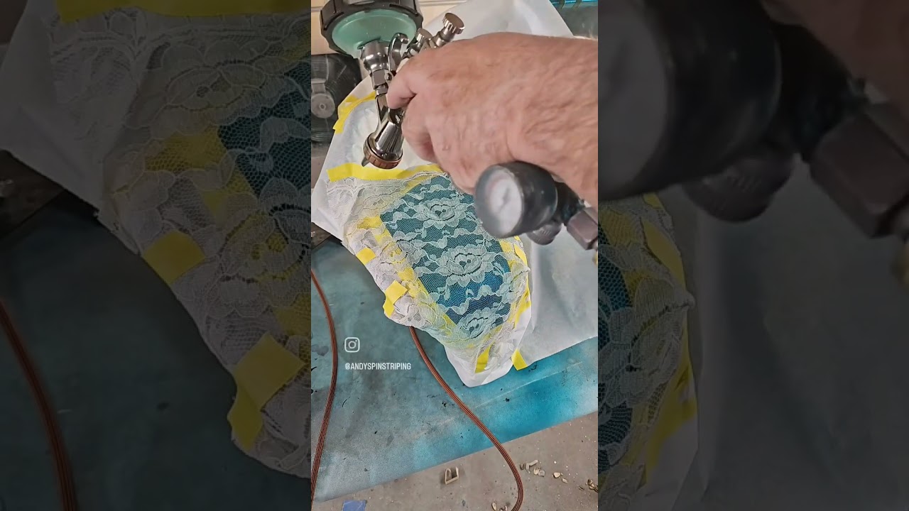 #custompaint #candypaint #metalflake #tropicalglitz #art #harleydavidson #lace #lowrider #howto