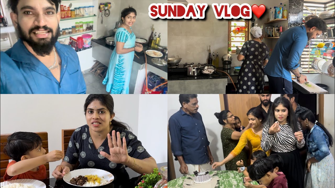 ഞായറാഴ്ച☺️|DAY IN MY LIFE|ചേട്ടന്റെ അമ്മടേം അച്ഛന്റെയും  Anniversary ആയിരുന്നു​⁠​⁠@Soorya_vineesh