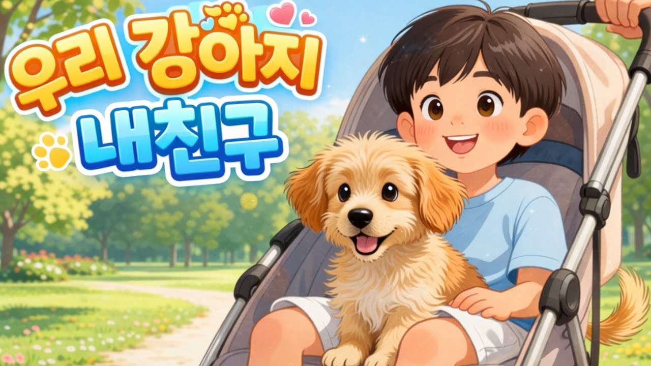 🐶 우리 강아지 내 친구 | 아이와 반려견 우정 동요 | 강아지 사랑 노래 | 어린이 동물 동요|영유아 동요|NurseryRhymes|통통동요세상|TongTongKidsSong