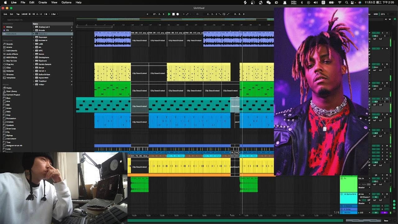 Making beat for Juice Wrld | Drill type beat / Abelton Live Cook up🔥🔥🔥