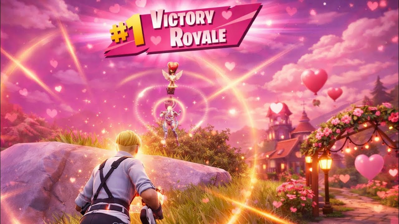 Fortnite VALENTINE’S ❤️ Day SOLO win 🔥 CHAPTER 7 (PS5 🎮) #fortnite #gaming #subscribe #gamer #ps5 