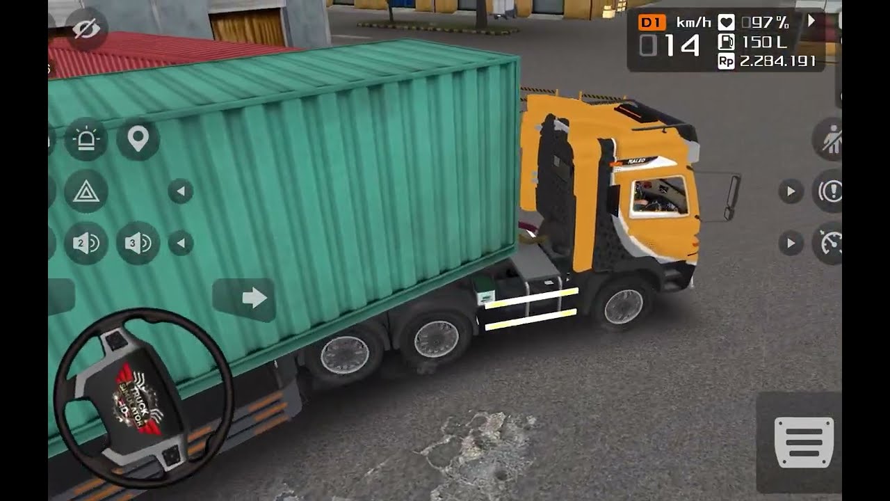 HD graphics gameplay, ￼#trucksimulatorindonesia #gameplay #shorts 