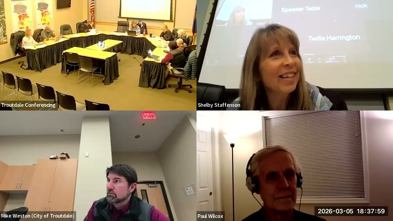 Troutdale Public Safety and Equity Advisory Committee Meeting - March 5, 2026