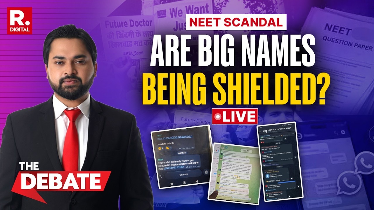 NEET Debate LIVE: Are The Big Names Being Shielded? Republic Tracks Down NEET Cheats