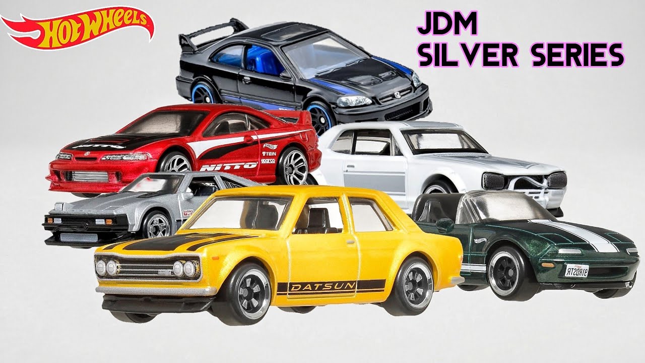 Unboxing and Review of Hot Wheels Silver Series JDM (Japanese Car Sets) 2025