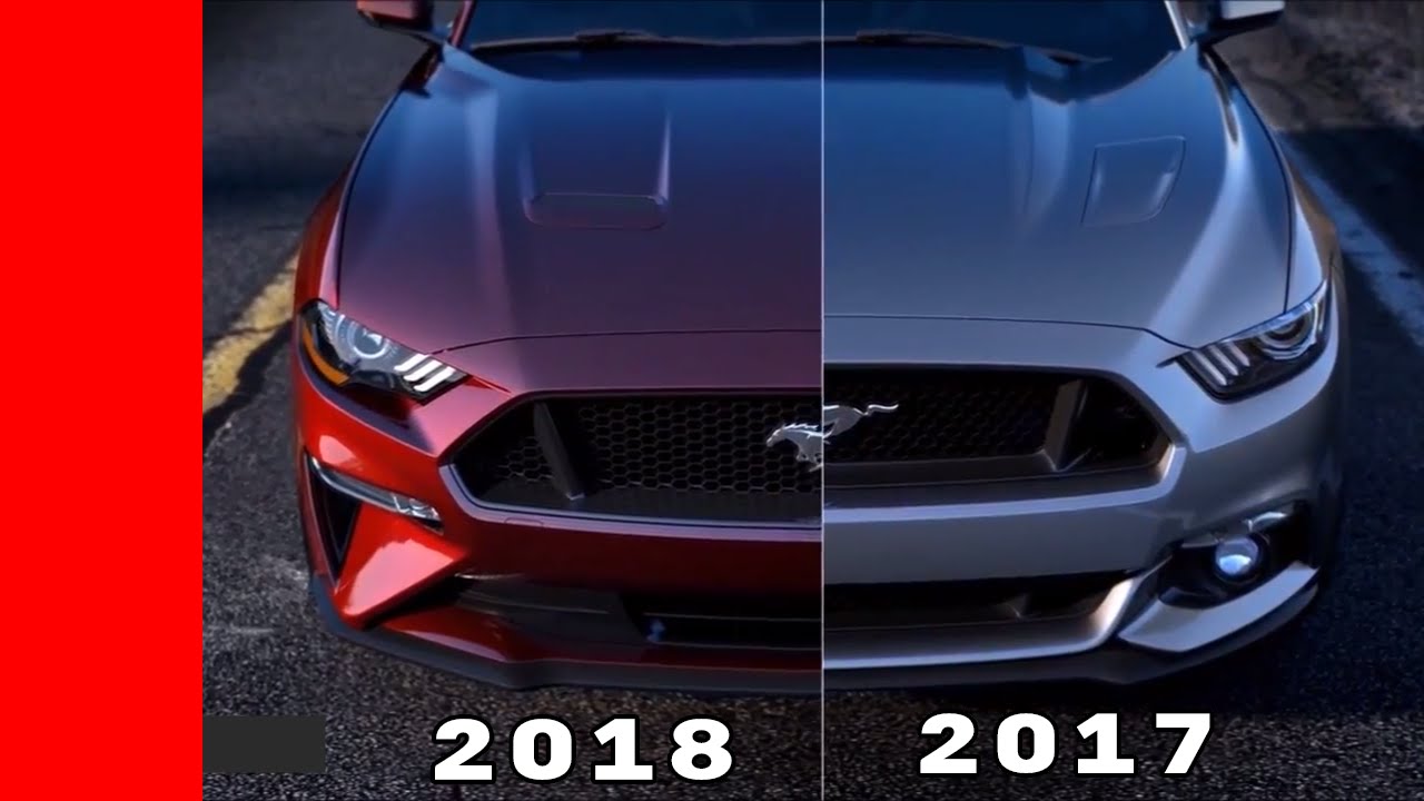 2018 Ford Mustang vs Older Mustang Design Comparison