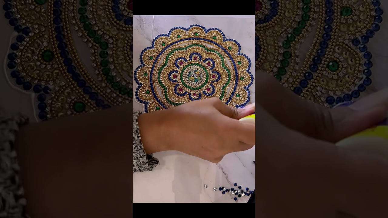 Kundan Rangoli Fill your life and home with happiness 
