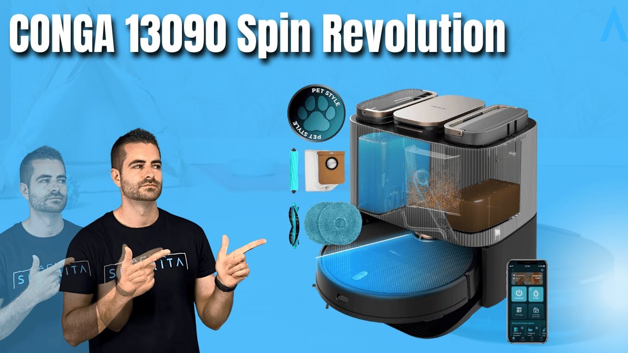 ✅ Robot aspirador Conga 13090 Spin Revolution ➡ Análisis y opinión