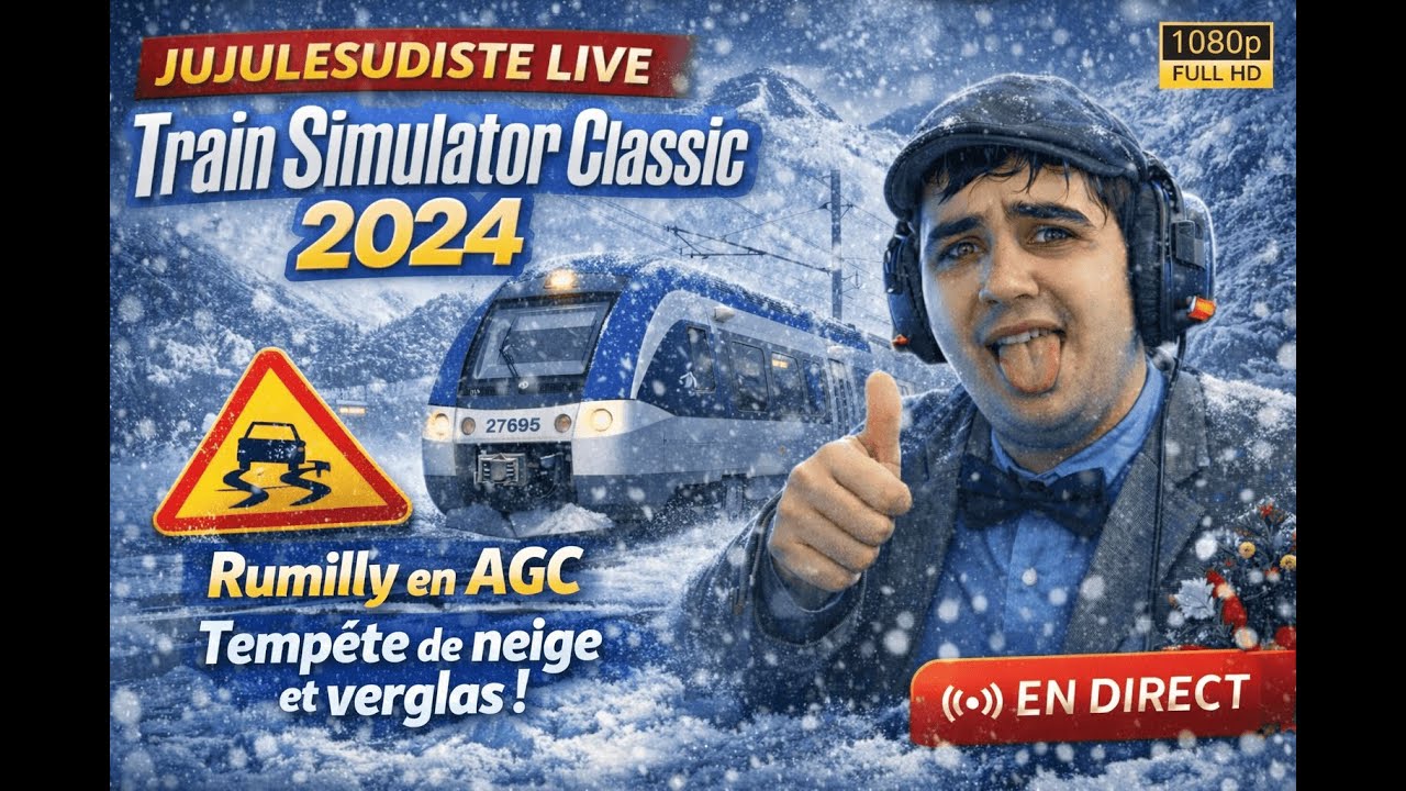 AGC face à la tempête ❄️ | Simulation ferroviaire réaliste