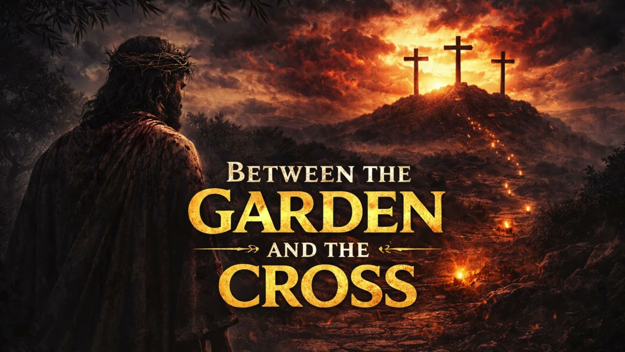 BETWEEN THE GARDEN AND THE CROSS