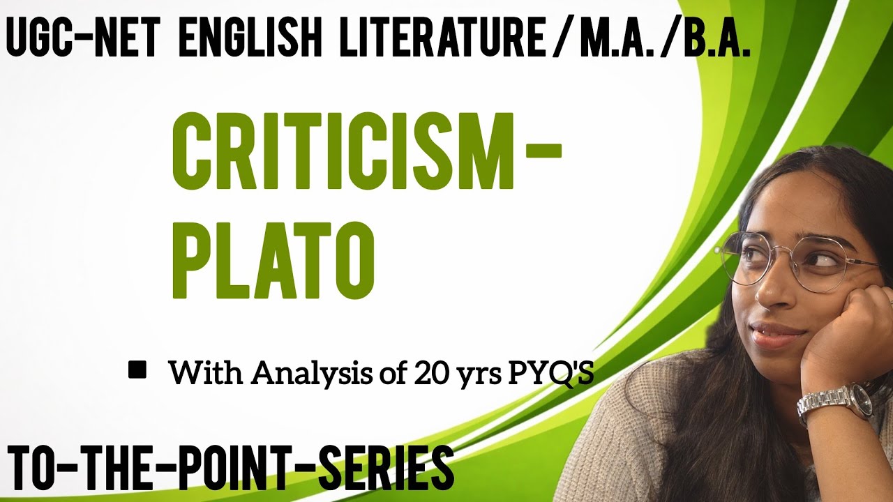 Plato | Criticism | UGC NET #english #ugcnetenglish #englishliterature @Bibliophilesneha