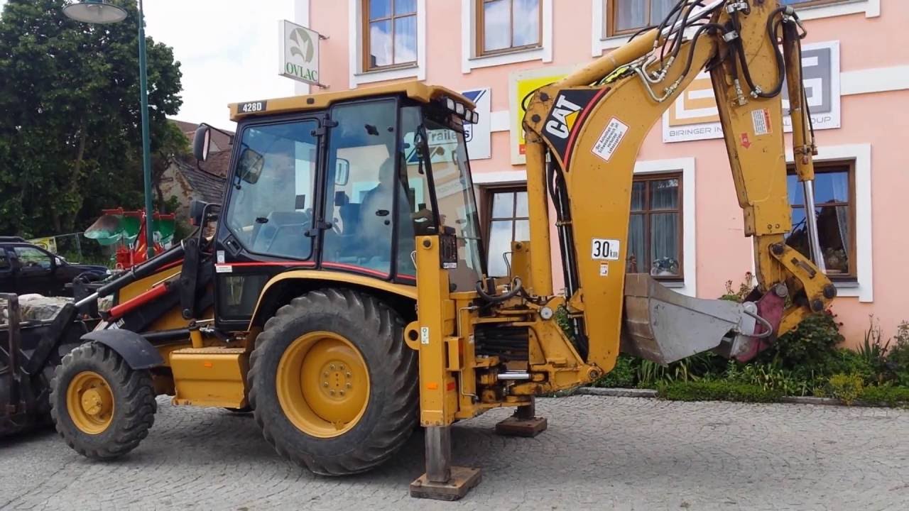 CAT 428D Baggerlader / Loader Backhoe