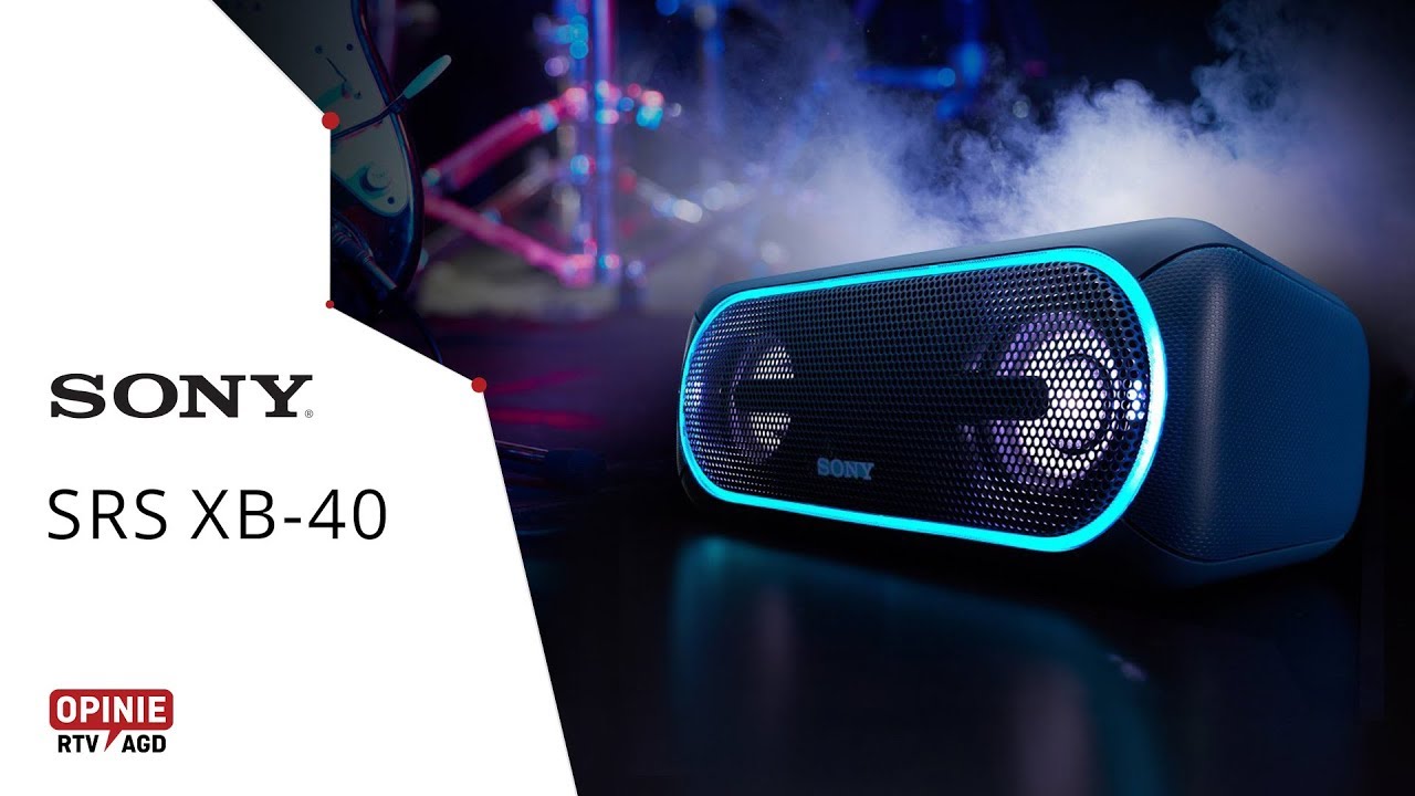 SONY XB40 Recenzja największego głośnika EXTRA BASS |OpinieRTVAGD