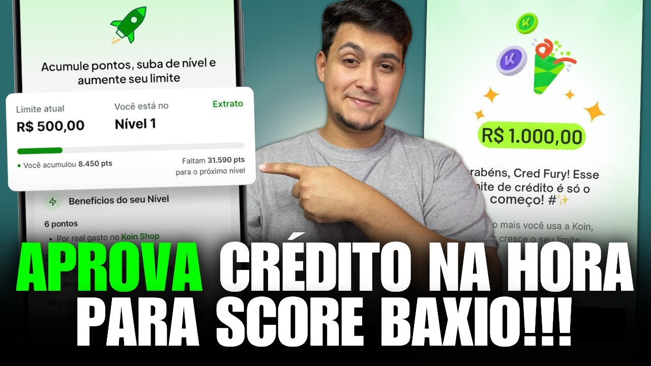 Cr&eacute;dito na Hora! Esses Apps Aprova Cr&eacute;dito para Quem Tem Score Baixo | Veja Como Solicitar