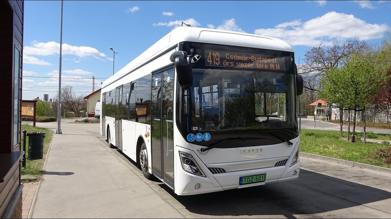 Utazás a TDZ-501-es rendszámú Ikarus 120e-vel a 419-es buszon