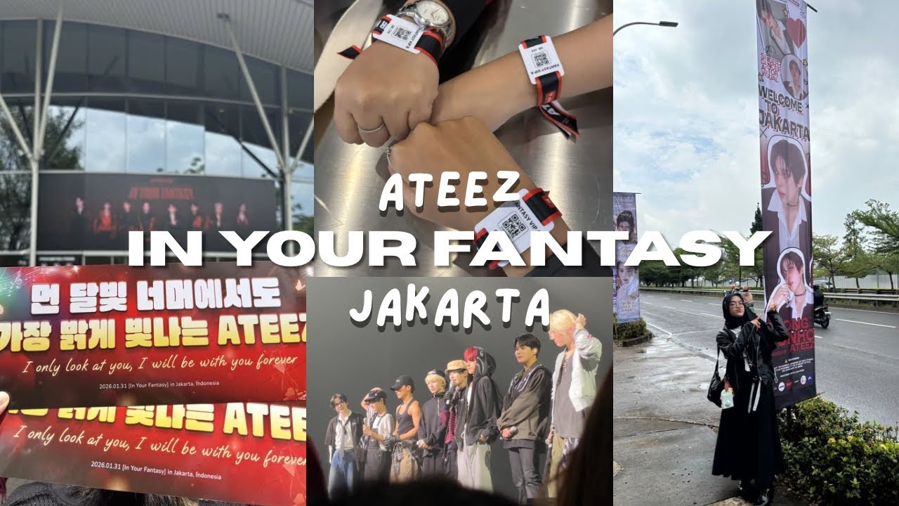 ⌗에이티니로그🌹꒱ ateez in jakarta concert vlog!