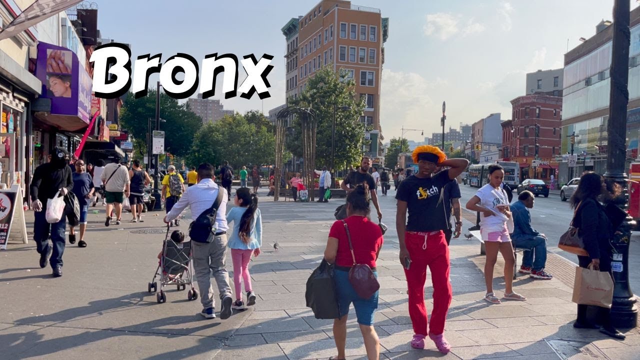 New York City 4k Walking Tour -  South Bronx NYC