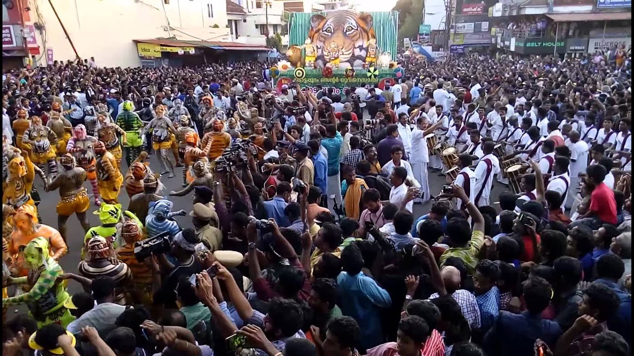 Thrissur pulikali Tiger Dance HD