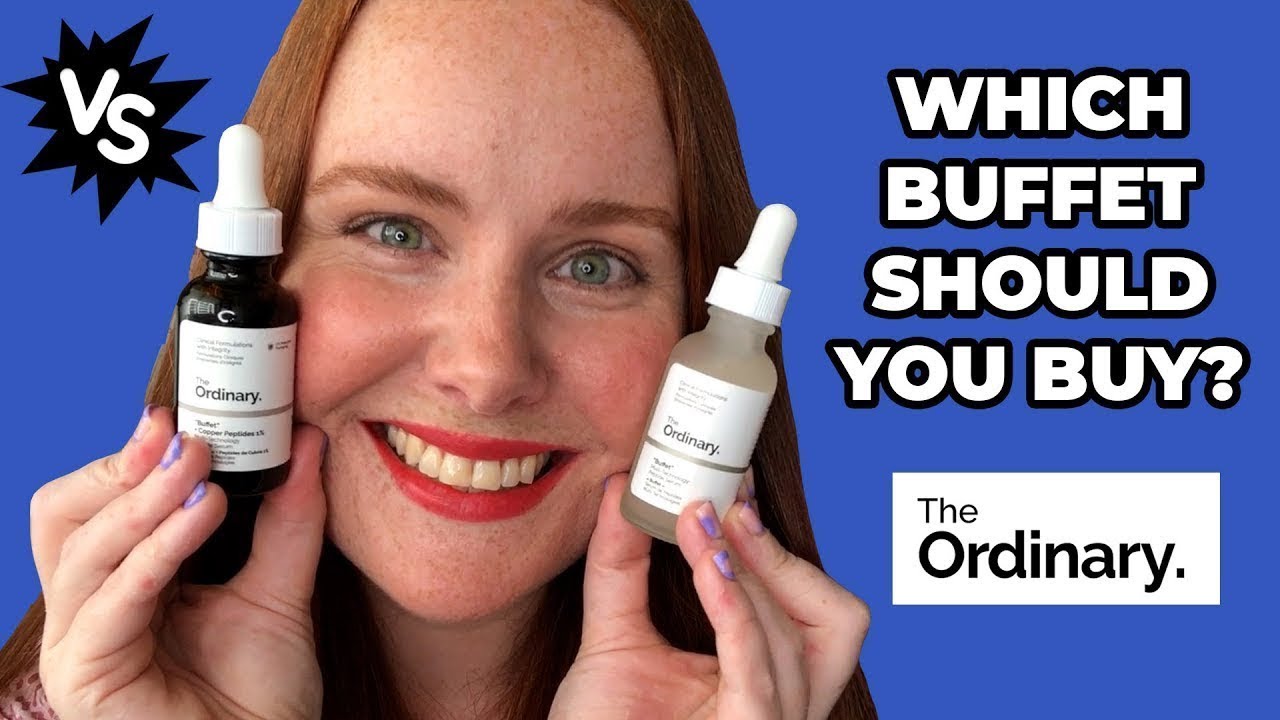The Ordinary Buffet Comparison - Buffet vs Buffet + Copper Peptides 1%