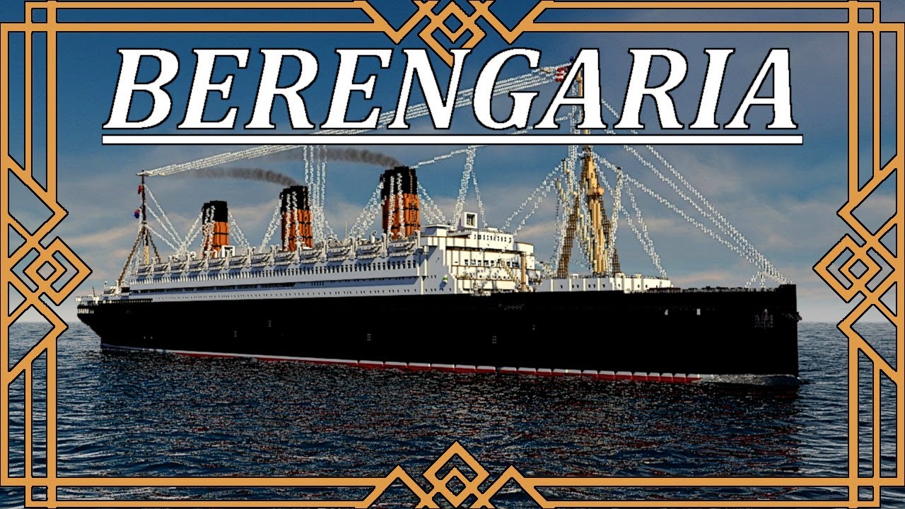 Minecraft RMS Berengaria (CUNARD LINE) - The happy ship of the 20s