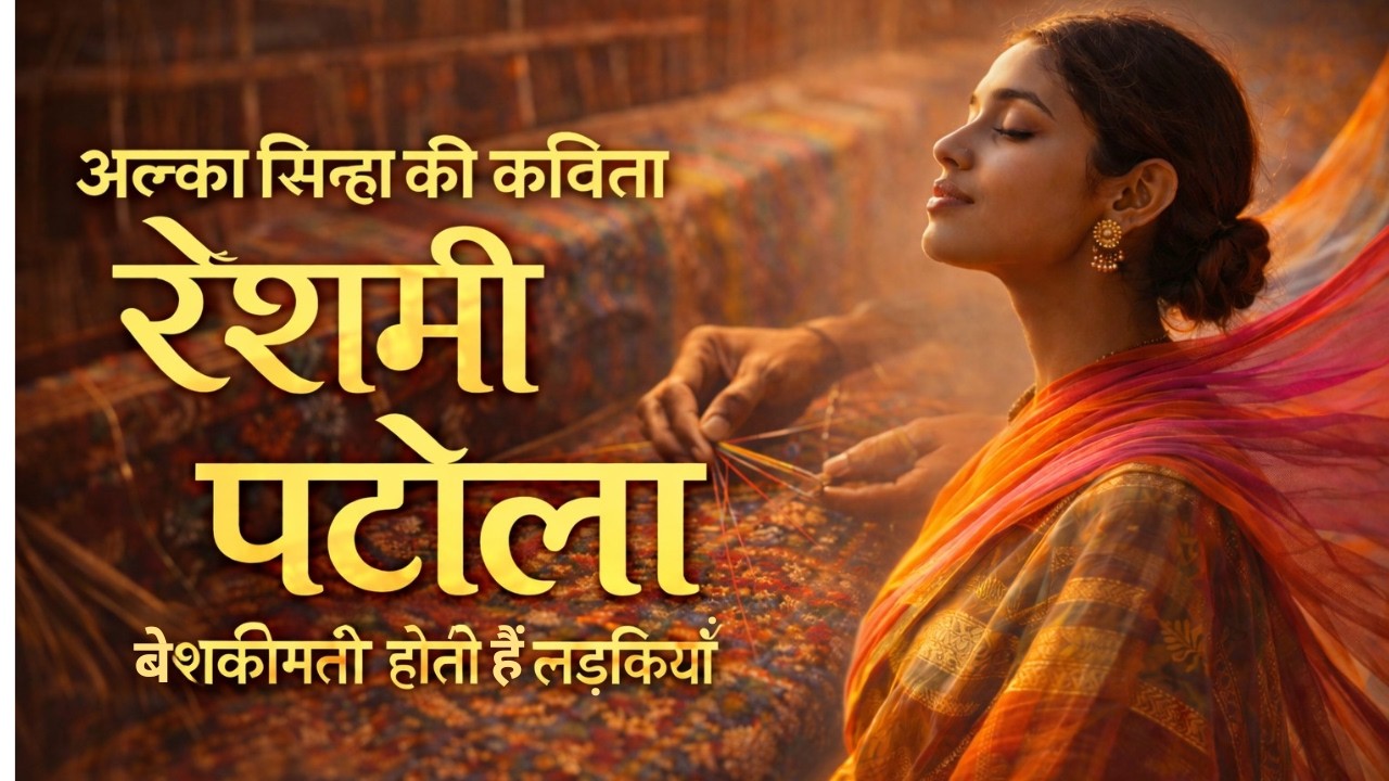रेशमी पटोला सी बेशकीमती होती हैं लड़कियाँ | अलका सिन्हा की मार्मिक कविता #womendayspecial