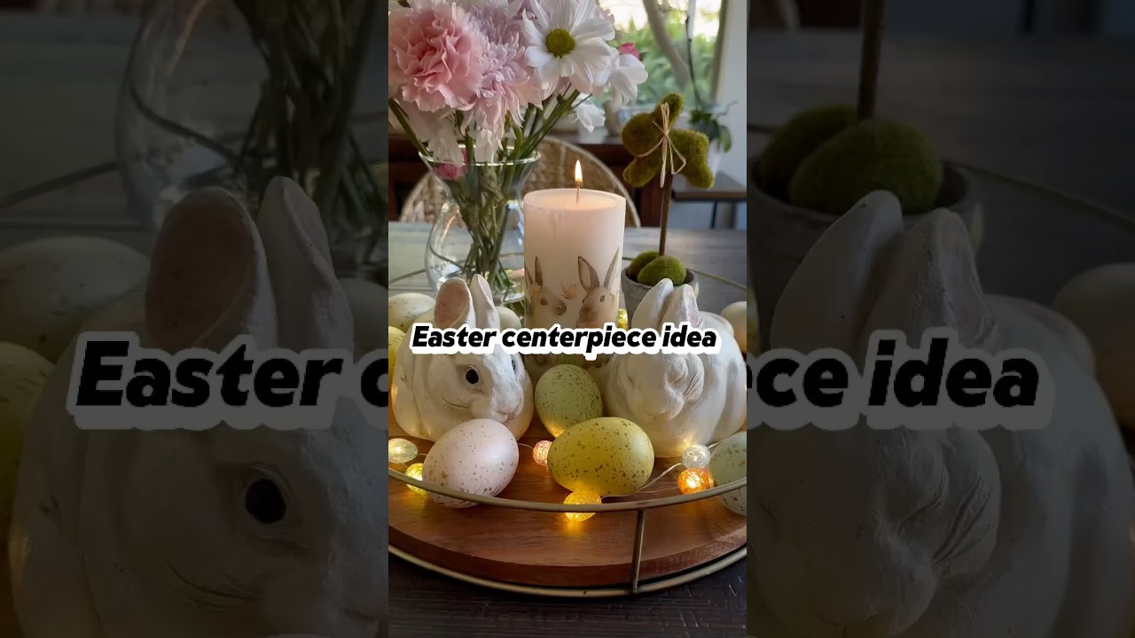 DIY Easter Centerpiece Idea ✨🐰
