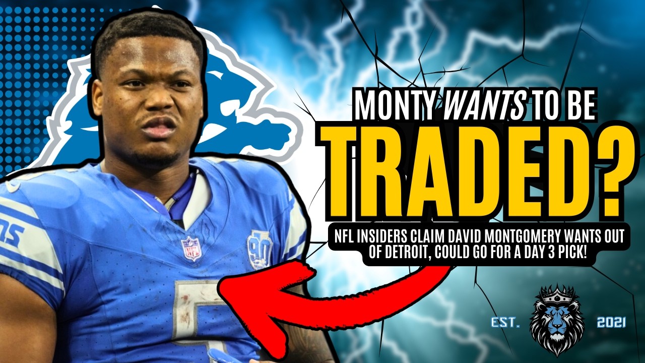 Does David Montgomery REALLY Want To Leave The Detroit Lions?