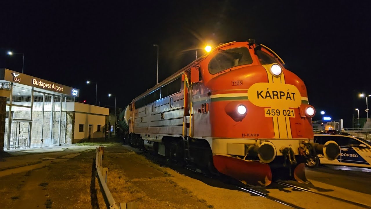MI ZAJLIK FERIHEGYEN AZ ÉJSZAKA LEPLE ALATT?! Kerozinvonat Kárpát Nohabbal indult a terminálból 