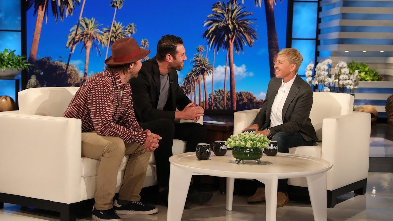 Ellen Meets Inspiring Shelter Dog Adoption Duo