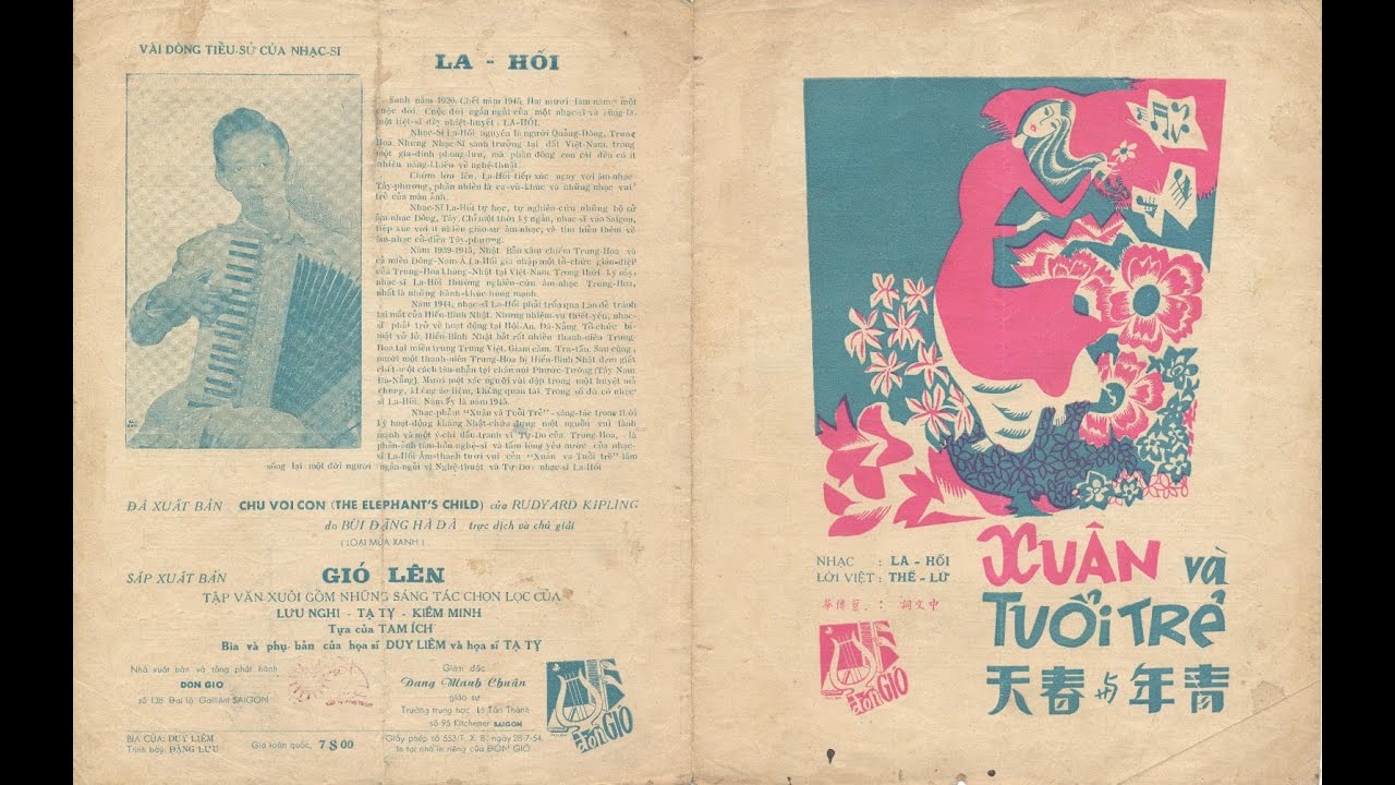 Bài hát: Xuân và tuổi trẻ - La Hối & Thế Lữ - Quỳnh Giao (Pre 75)