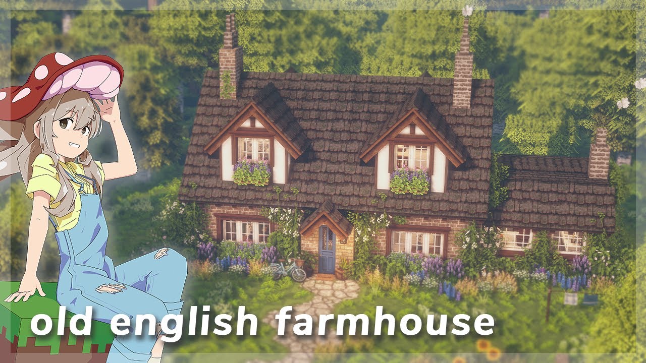 [Minecraft] Old English Farmhouse 🍄🍓 | Aesthetic Modded Minecraft with Cocricot & Minia Turia