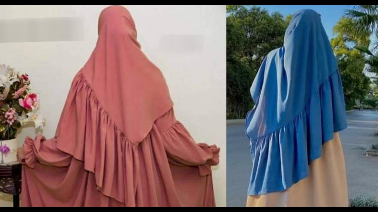 طريقة تفصيل وخياطة حجاب بكشكشة اوطرحة المروحة اوشال للمحجبات سهل وبسيط وفنفس الوقت مشروع صغير مربح
