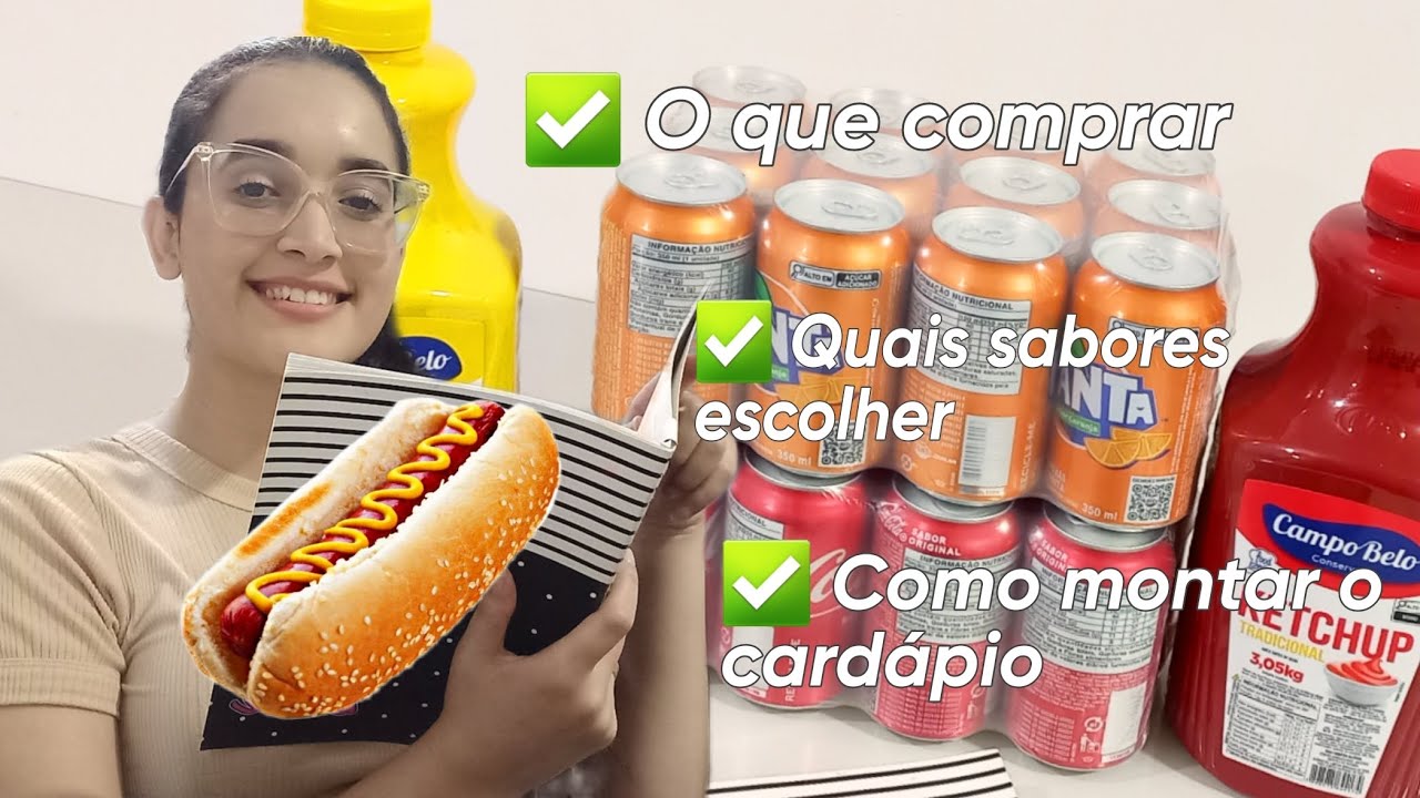 COMO ABRIR UM DELIVERY DE CACHORO QUENTE / HOT DOG - COMO MONTAR UM CARDÁPIO QUE VENDA