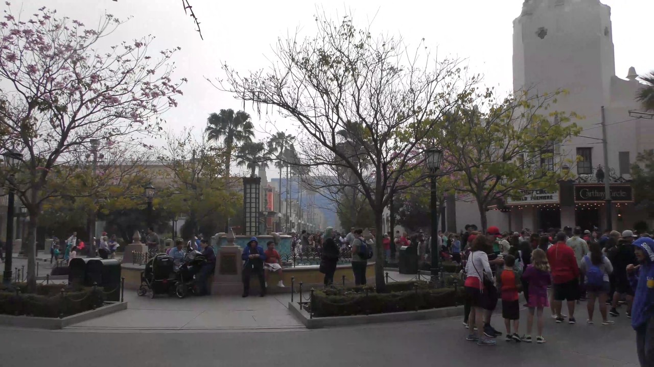 Morning Opening Announcement Disney California Adventure Theme Park Anaheim California Resort
