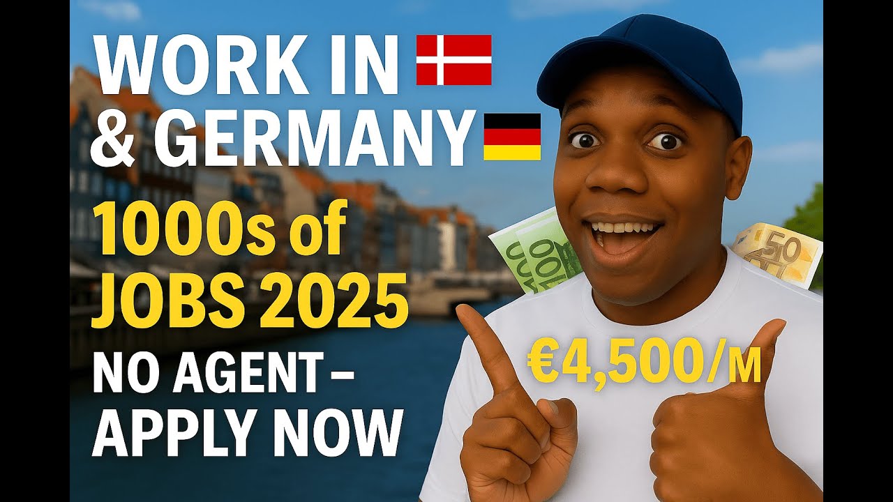 Work in Denmark & Germany 🇩🇰🇩🇪 | Online Job Fair 2025 for EU & Non-EU Workers