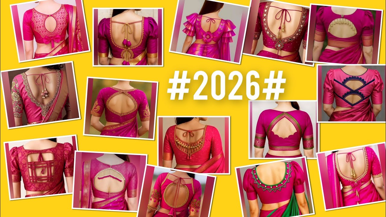 💯wow😍✨viral🔥🔥 blouse back neck design 2026// beautiful😍 blouse design//blouse design ideas💕