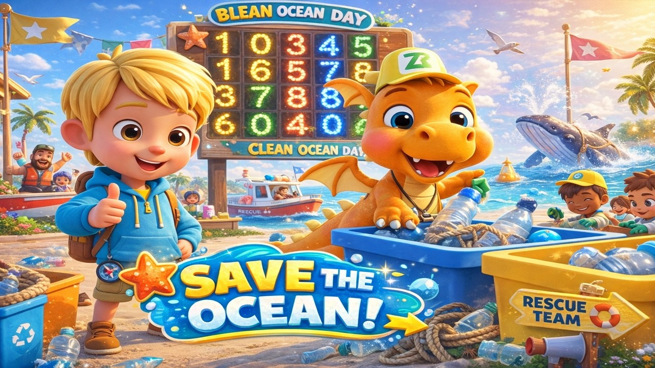 Kai And Zippy 🐋 The Whale Rescue Adventure | Kids Ocean Safety Cartoon