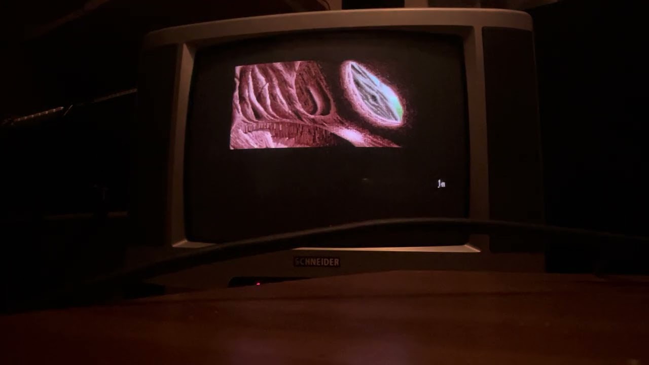 Shadow of the beast running on fpga mister pi Amiga core on a crt 