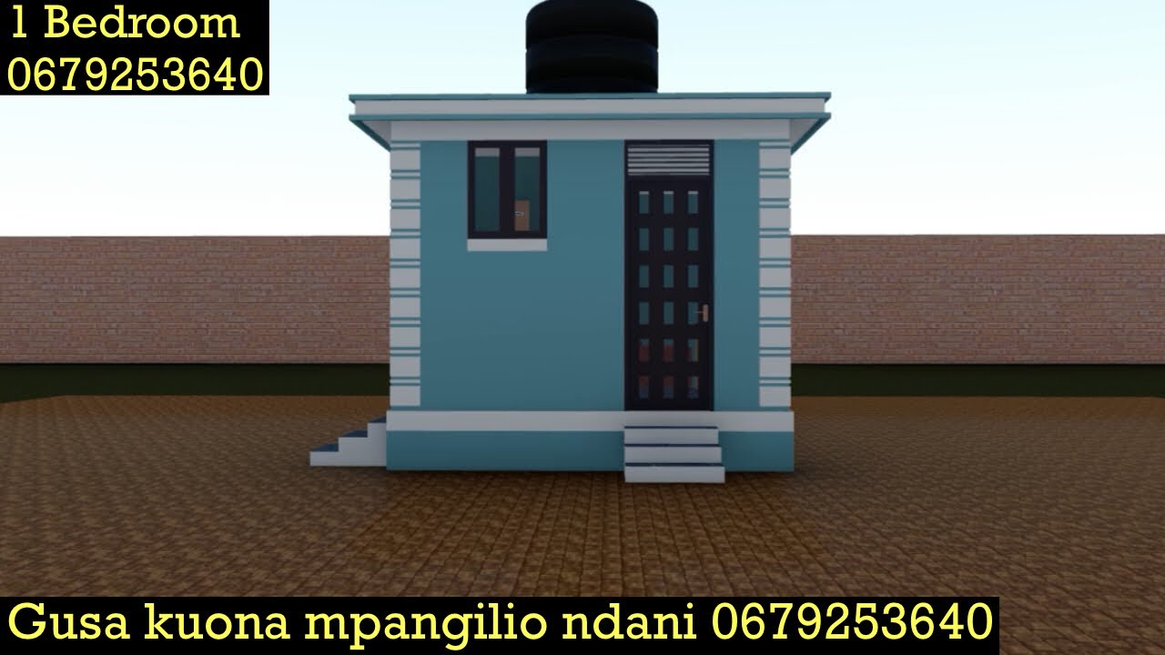 Ramani ndogo za nyumba za kisasa chumba kimoja | 0679253640