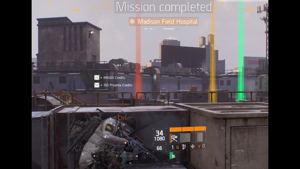 Solo Legendary Madison Field Hospital Mission  - The Division 1 in 2025