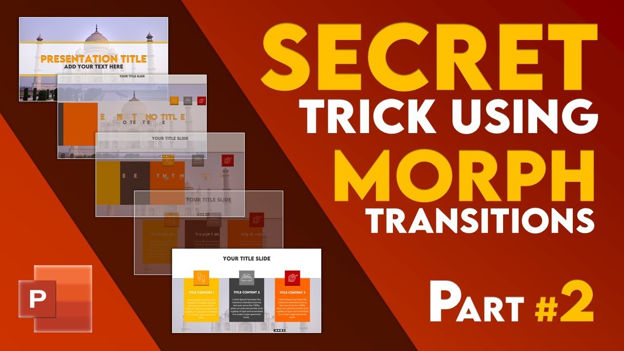 Secret Tricks Using PowerPoint Morph Transitions Part 2
