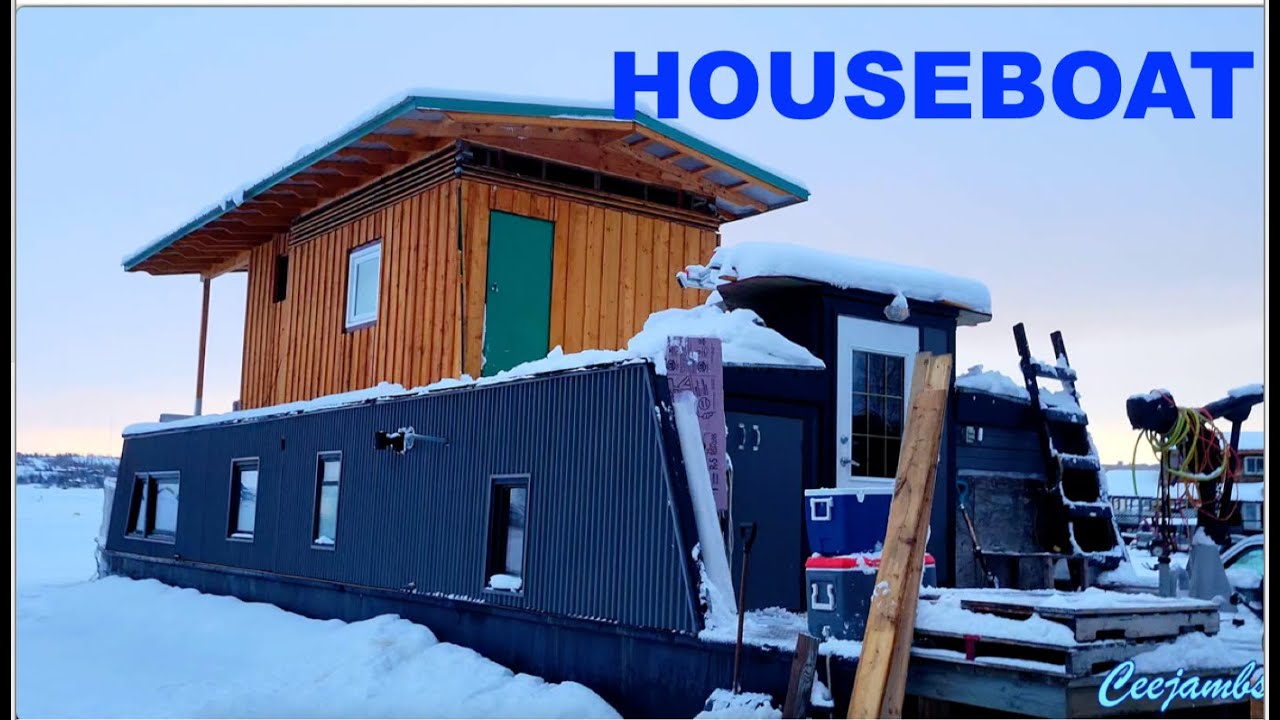 The Floating homes of Yellowknife, CANADA @usanetworkca@DiscoveryLAT@DiscoveryLAT