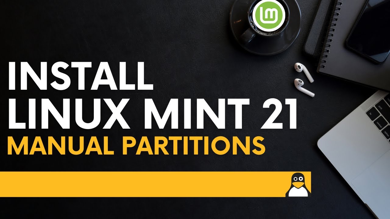 Как установить Linux Mint 21 Cinnamon с ручным созданием разделов | Установка Linux Mint 21 Vanes...