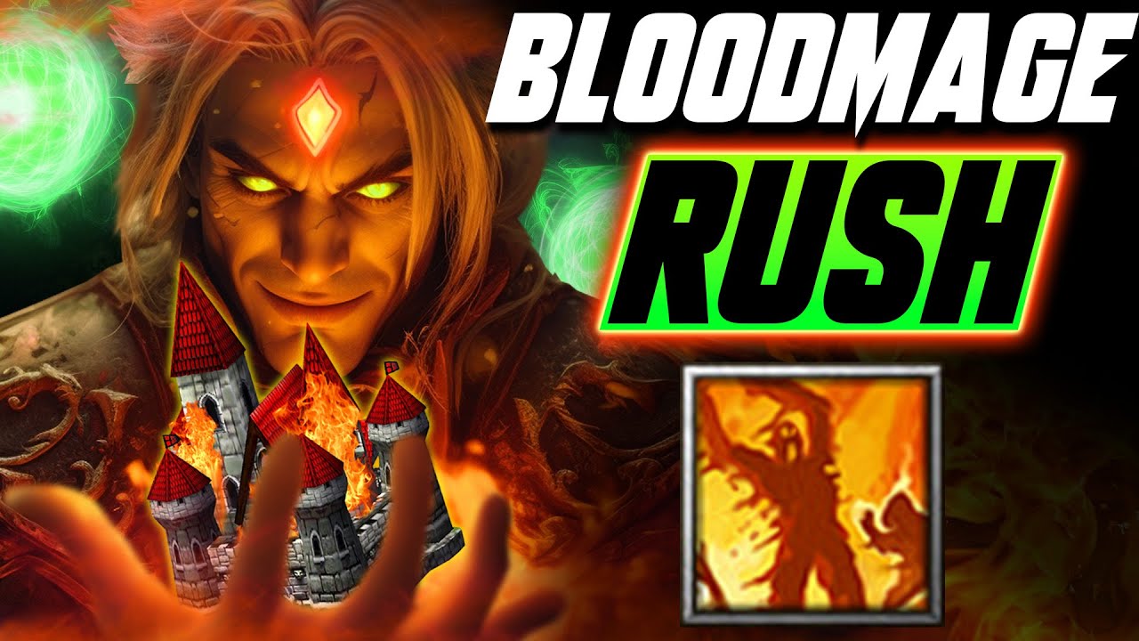 Bloodmage RUSH не должен работать, НО мы всё равно попробуем - WC3 - Grubby