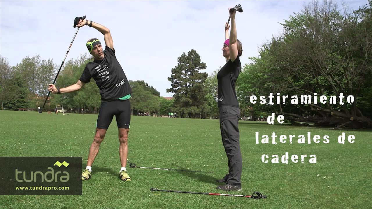Estiramientos para marcha nórdica - Strecthing muscles for Nordic Walking