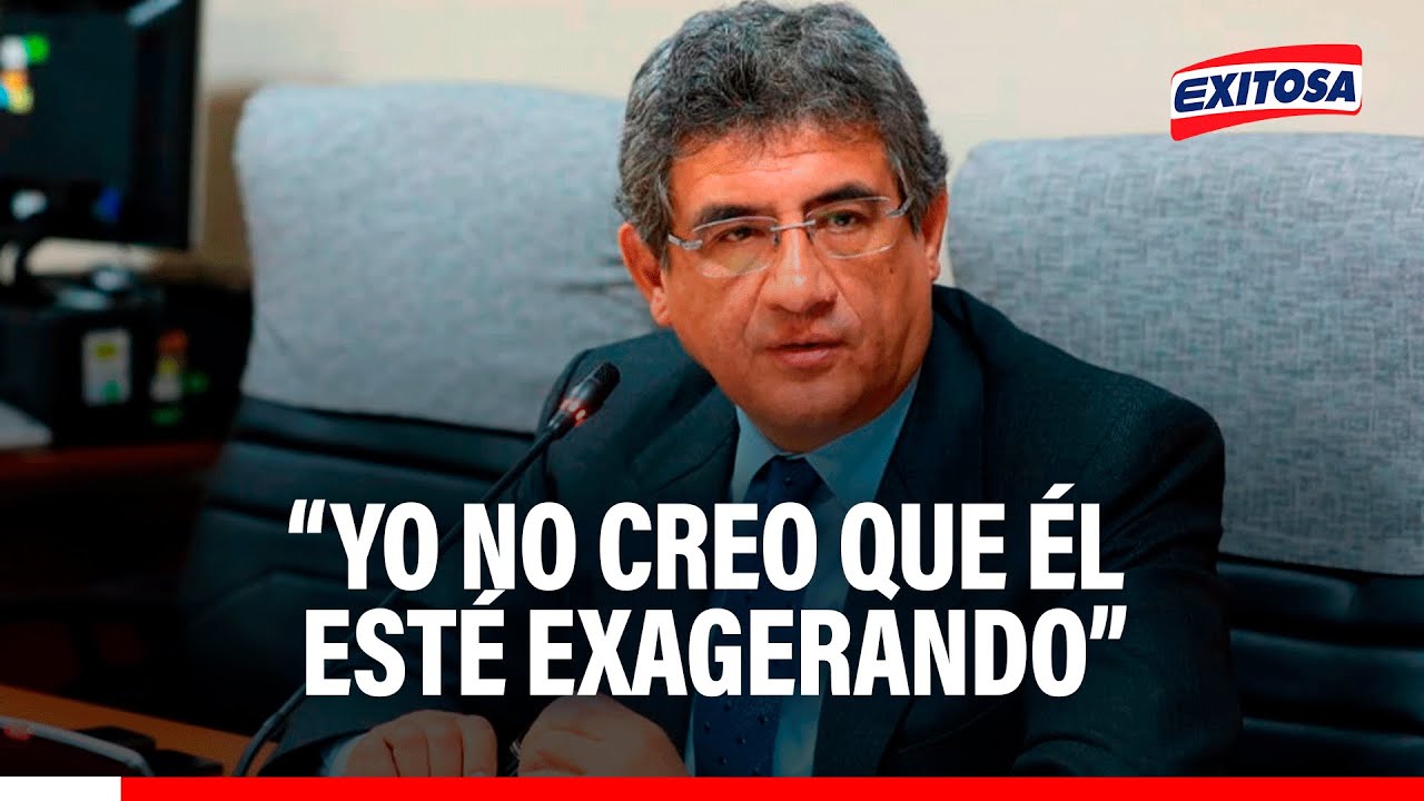 🔴🔵“YO NO CREO QUE ÉL ESTÉ EXAGERANDO”