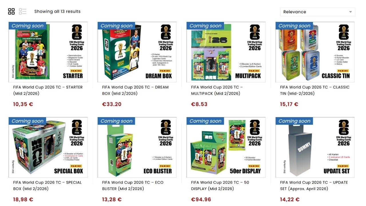 ⚽🎉NOWA KOLEKCJA PANINI FIFA WORLD CUP 2026😍🔥OMÓWIENIE PRODUKTÓW