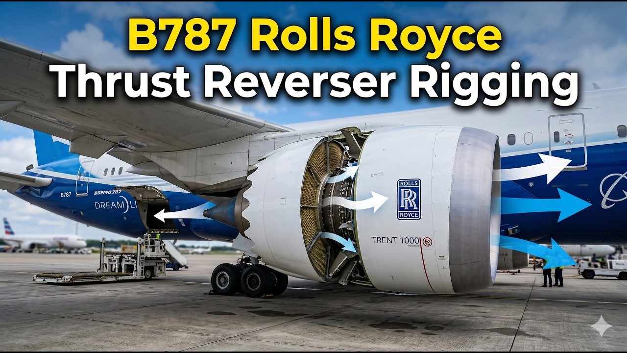 B787 Rolls Royce Thrust Reverser Rigging